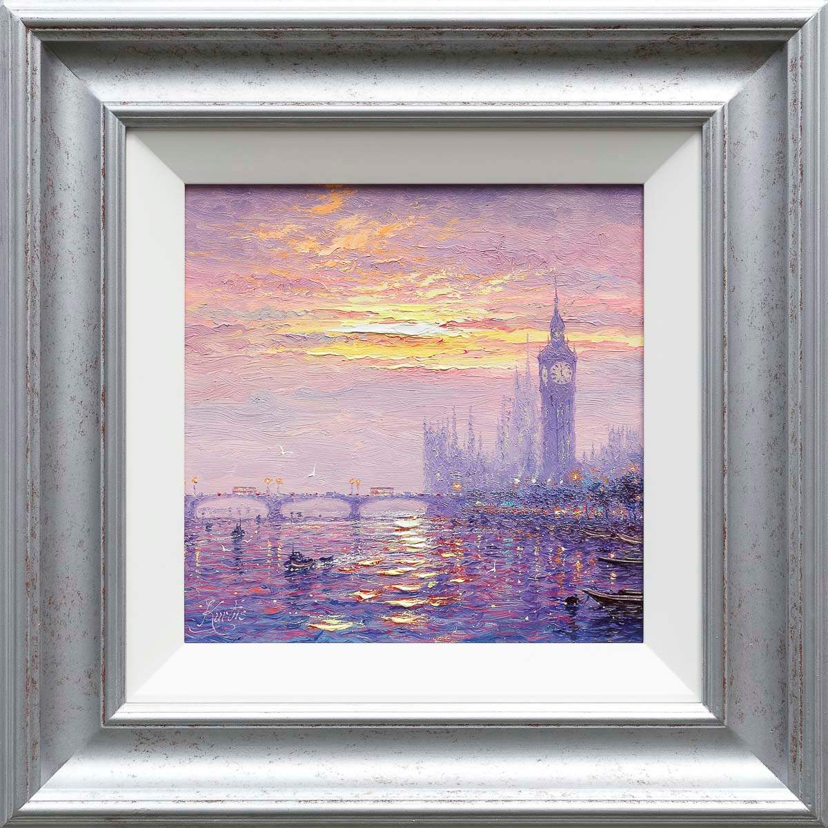 Purple Fusion - Original - SOLD by artist Andrew Grant Kurtis - Wyecliffe Galleries