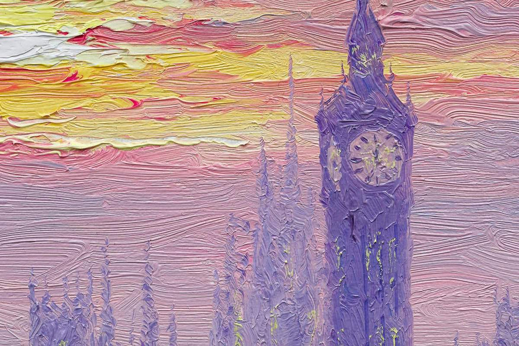 Purple Fusion - Original - SOLD by artist Andrew Grant Kurtis - Wyecliffe Galleries