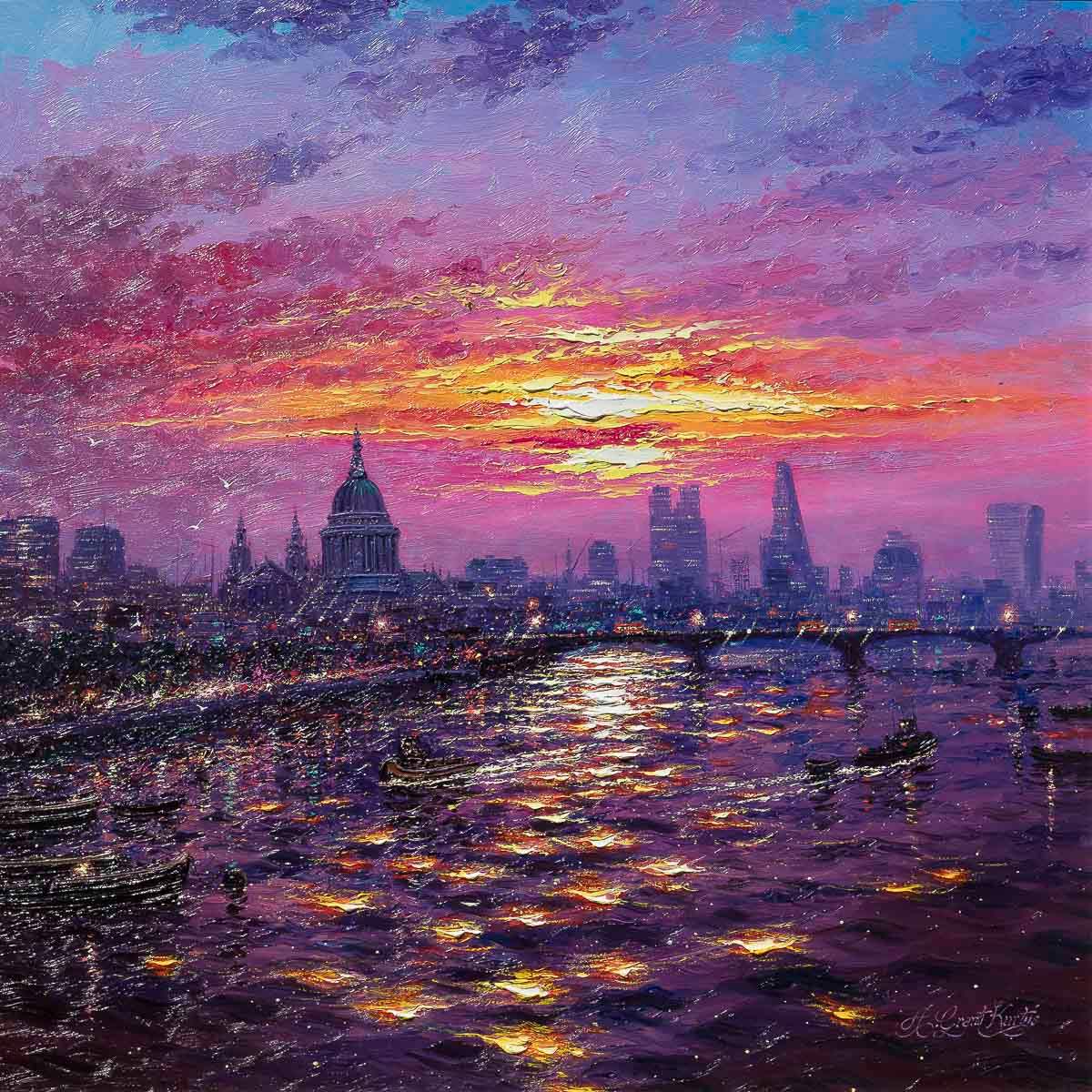 Serene Beauty - Original by artist Andrew Grant Kurtis - Wyecliffe Galleries