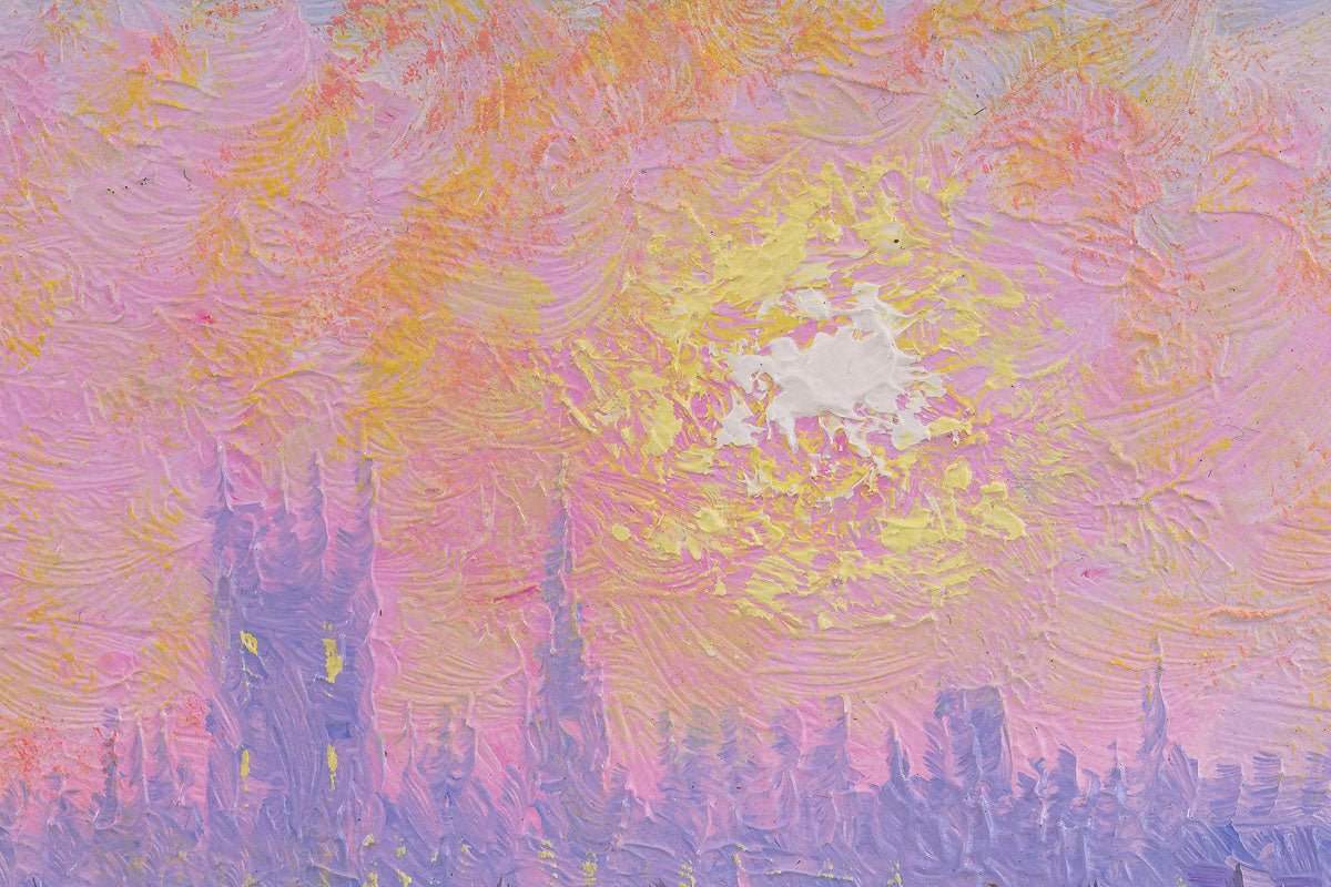 Sun-Kissed Reflections - Original - SOLD by artist Andrew Grant Kurtis - Wyecliffe Galleries