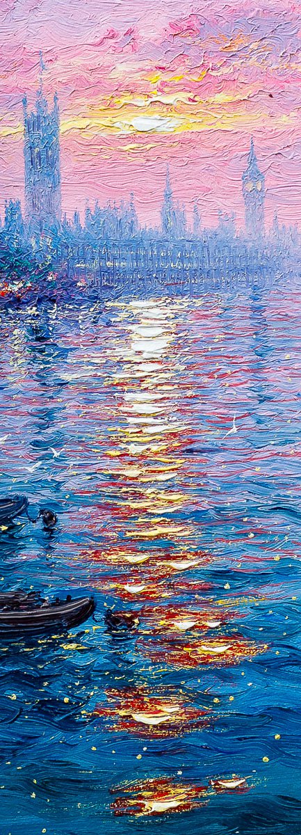 Sundown On The Thames - Original Andrew Grant Kurtis Original