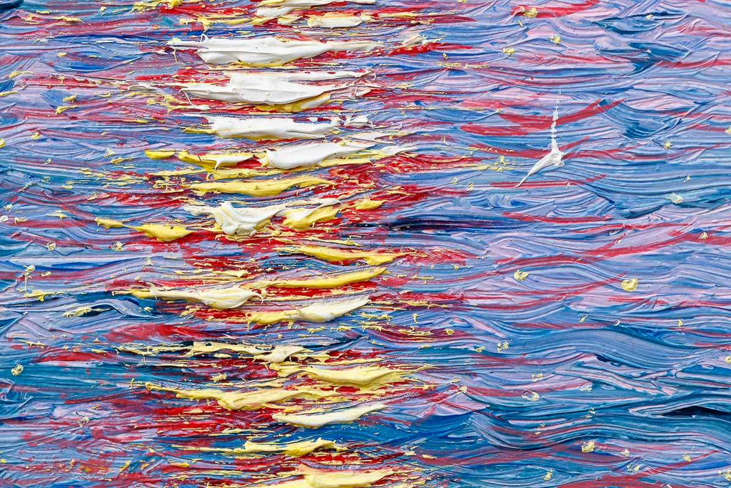 Sundown On The Thames - Original - SOLD by artist Andrew Grant Kurtis - Wyecliffe Galleries