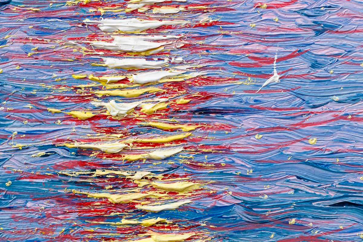 Sundown On The Thames - Original - SOLD by artist Andrew Grant Kurtis - Wyecliffe Galleries