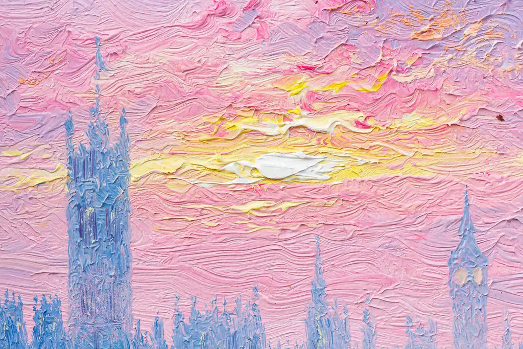 Sundown On The Thames - Original - SOLD by artist Andrew Grant Kurtis - Wyecliffe Galleries