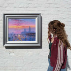 Sunrise Over Westminster - Original by artist Andrew Grant Kurtis - Wyecliffe Galleries