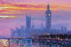Sunrise Over Westminster - Original by artist Andrew Grant Kurtis - Wyecliffe Galleries