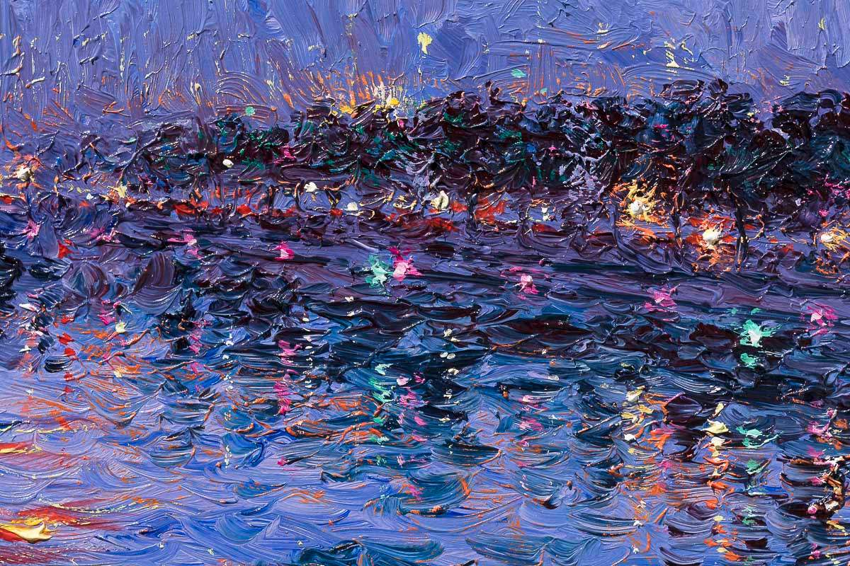 Sunrise Over Westminster - Original by artist Andrew Grant Kurtis - Wyecliffe Galleries