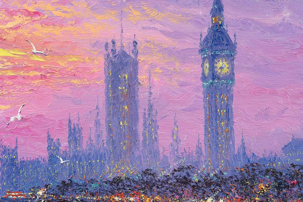 Sunrise Reflections - Original by artist Andrew Grant Kurtis - Wyecliffe Galleries