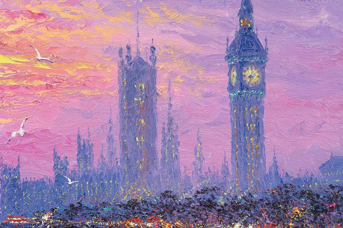 Sunrise Reflections - Original by artist Andrew Grant Kurtis - Wyecliffe Galleries