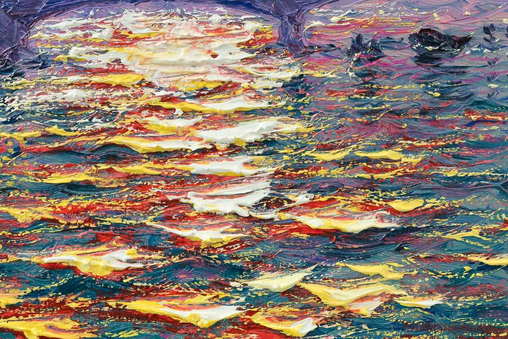 Sunrise Reflections - Original by artist Andrew Grant Kurtis - Wyecliffe Galleries