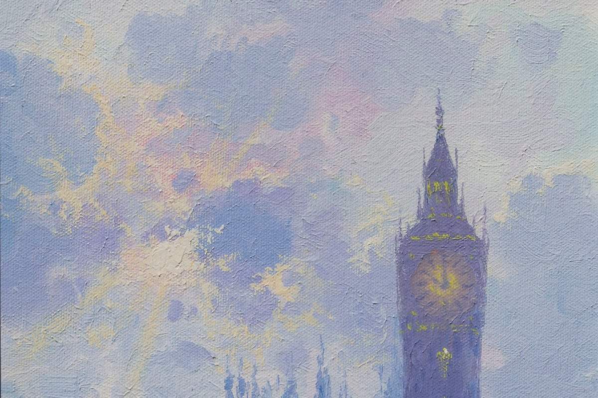 Twilight Reflections - ORIGINAL - SOLD by artist Andrew Grant Kurtis - Wyecliffe Galleries