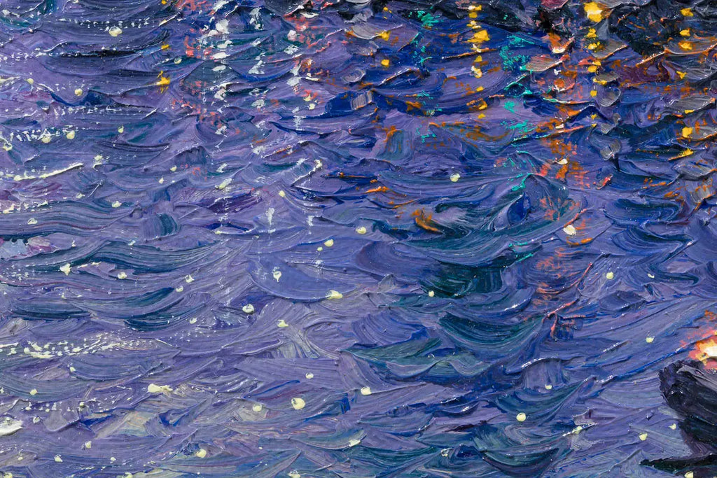 Twilight Reflections - ORIGINAL - SOLD by artist Andrew Grant Kurtis - Wyecliffe Galleries