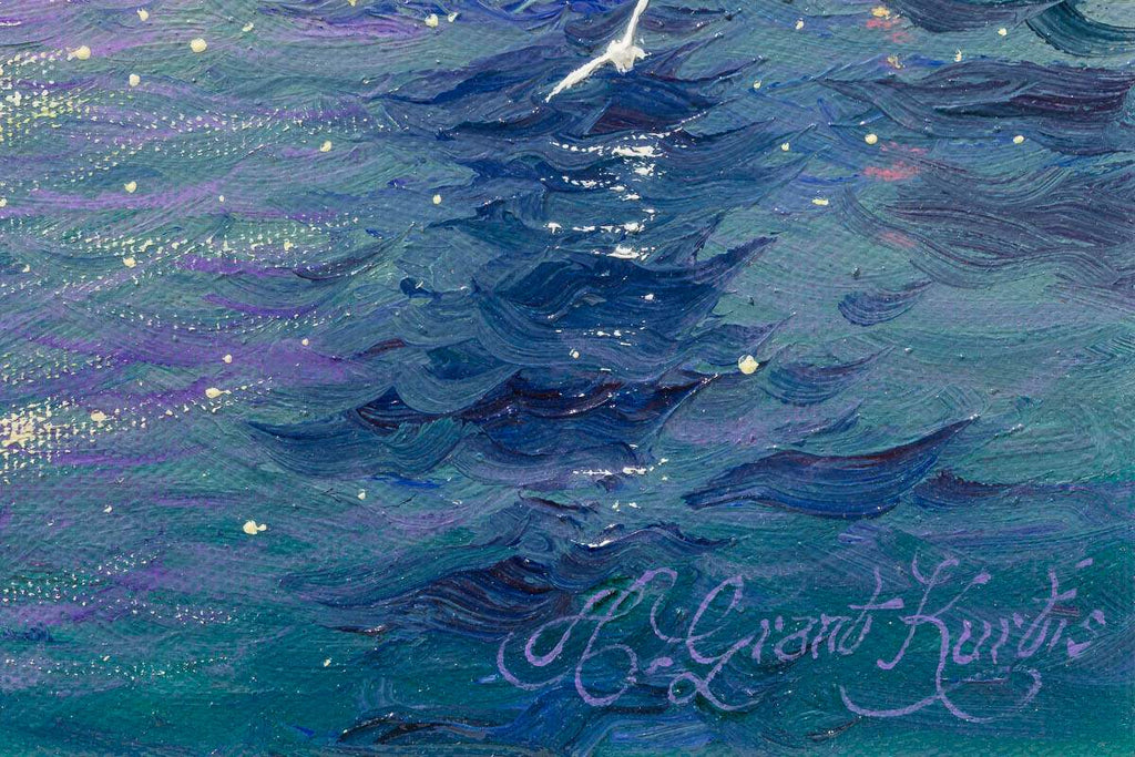 Twilight Reflections - ORIGINAL - SOLD by artist Andrew Grant Kurtis - Wyecliffe Galleries