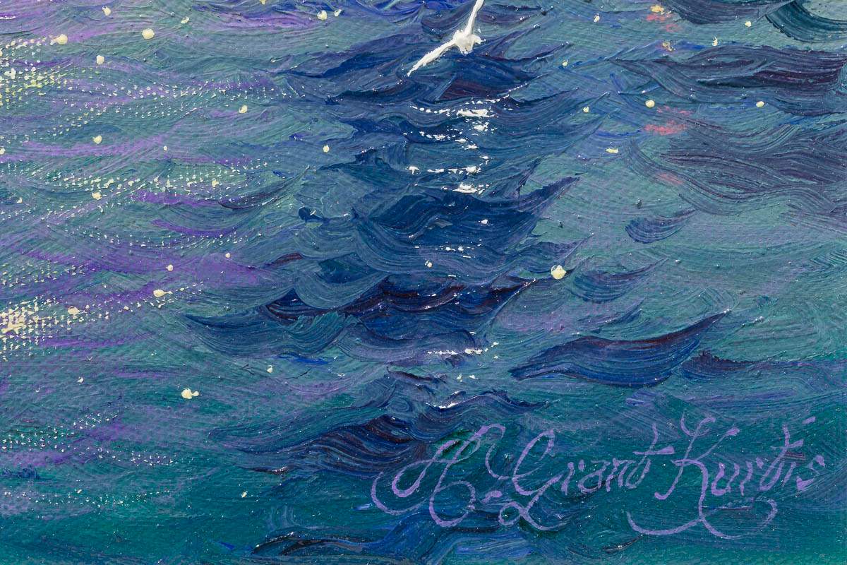 Twilight Reflections - ORIGINAL - SOLD by artist Andrew Grant Kurtis - Wyecliffe Galleries