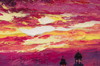 Venetian Sunrise Hues - Original - SOLD by artist Andrew Grant Kurtis - Wyecliffe Galleries
