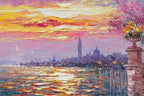 Venice Pink - Original - SOLD by artist Andrew Grant Kurtis - Wyecliffe Galleries