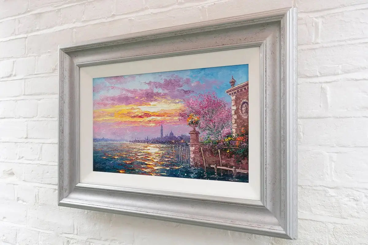 Venice Pink - Original - SOLD by artist Andrew Grant Kurtis - Wyecliffe Galleries