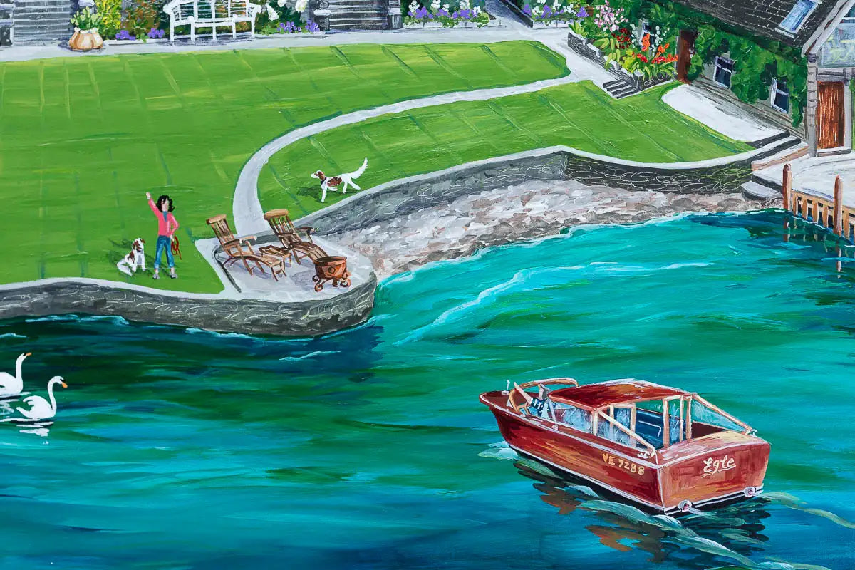 Brunton - SOLD by artist Anne Blundell - Wyecliffe Galleries