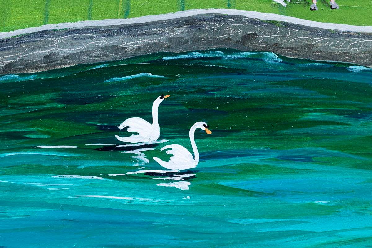 Brunton - SOLD by artist Anne Blundell - Wyecliffe Galleries