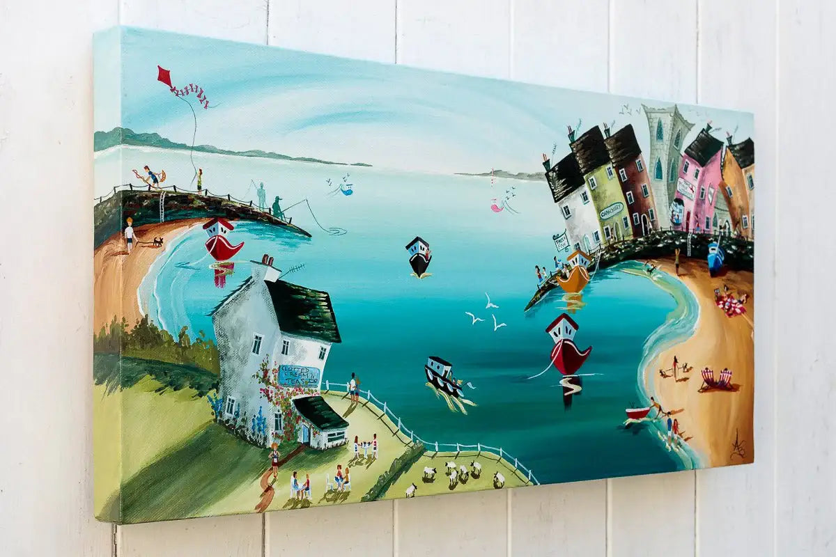 Clotted Cream Teas - Original - SOLD by artist Anne Blundell - Wyecliffe Galleries