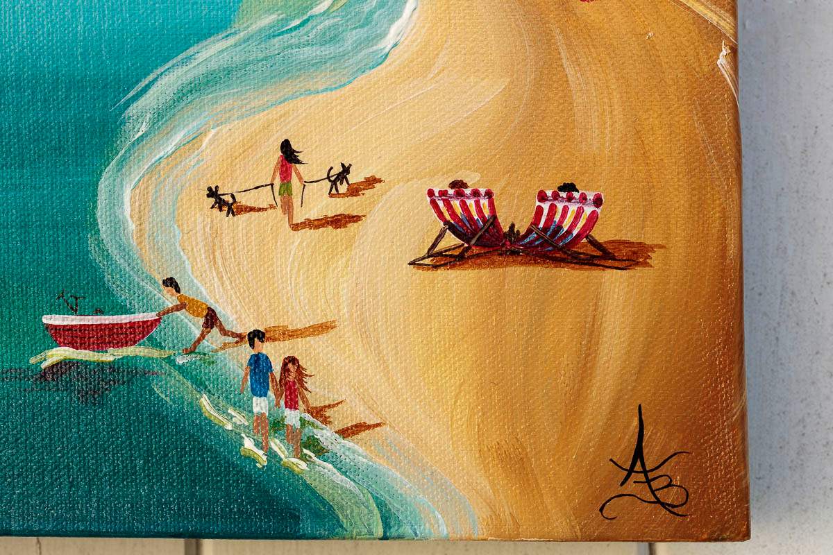 Clotted Cream Teas - Original - SOLD by artist Anne Blundell - Wyecliffe Galleries