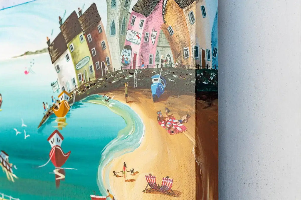 Clotted Cream Teas - Original - SOLD by artist Anne Blundell - Wyecliffe Galleries