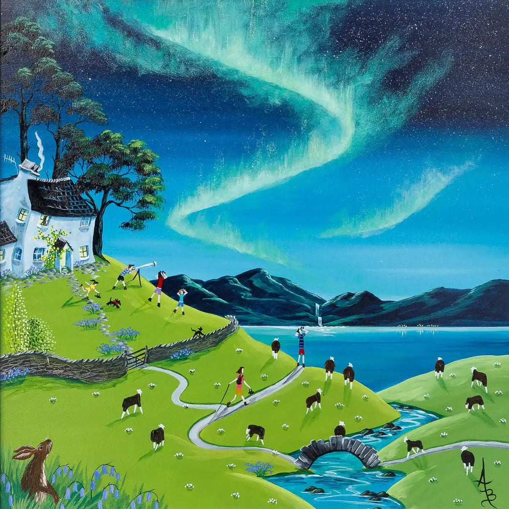 Stargazers - Original - SOLD by artist Anne Blundell - Wyecliffe Galleries