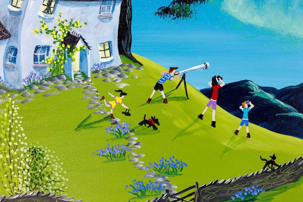 Stargazers - Original - SOLD by artist Anne Blundell - Wyecliffe Galleries