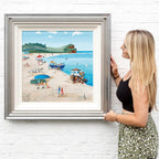 The Mackerel Fishers Budleigh Salterton - Original by artist Anne Blundell - Wyecliffe Galleries