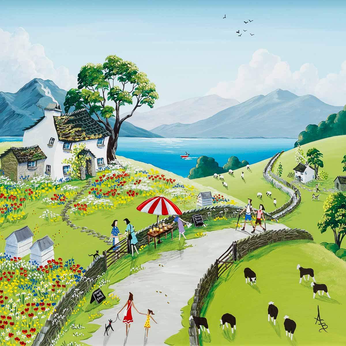 Wildflower Honey - Original - SOLD by artist Anne Blundell - Wyecliffe Galleries