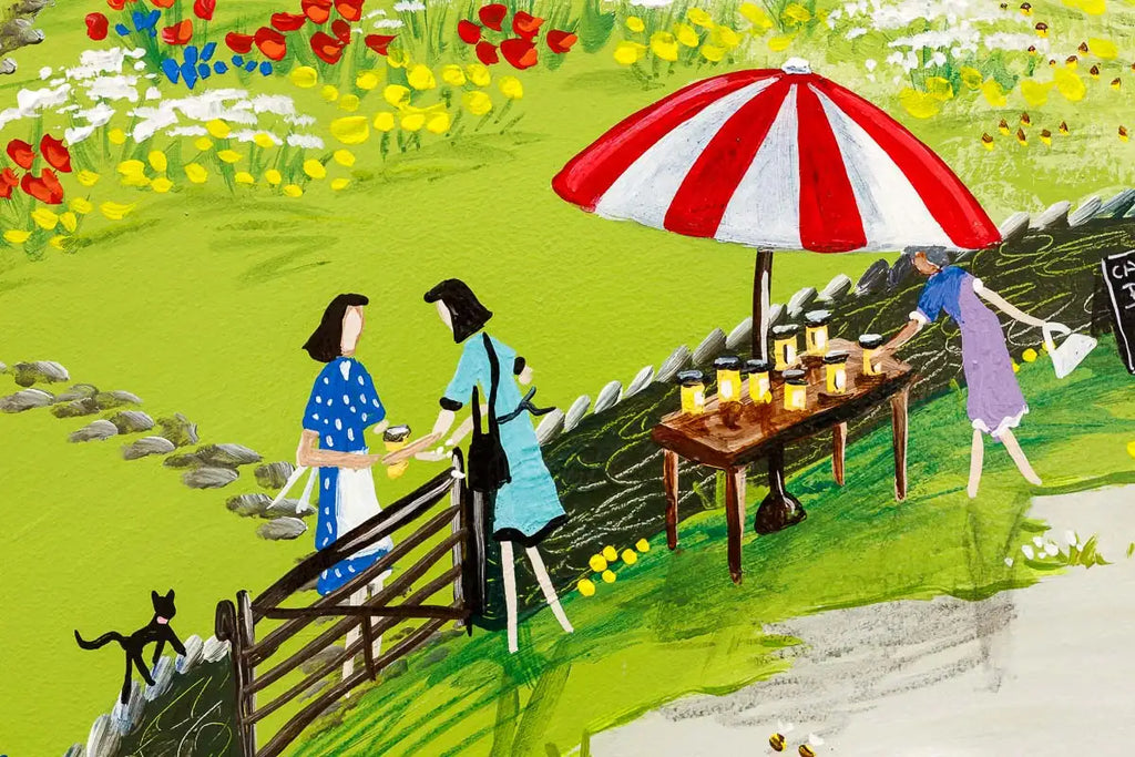 Wildflower Honey - Original - SOLD by artist Anne Blundell - Wyecliffe Galleries