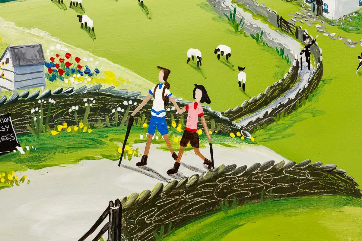 Wildflower Honey - Original - SOLD by artist Anne Blundell - Wyecliffe Galleries