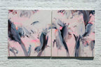 Regina - Diptych - Original by artist Beatriz Elorza - Wyecliffe Galleries