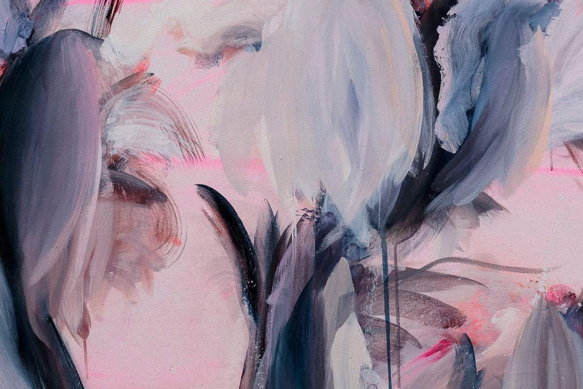 Regina - Diptych - Original by artist Beatriz Elorza - Wyecliffe Galleries