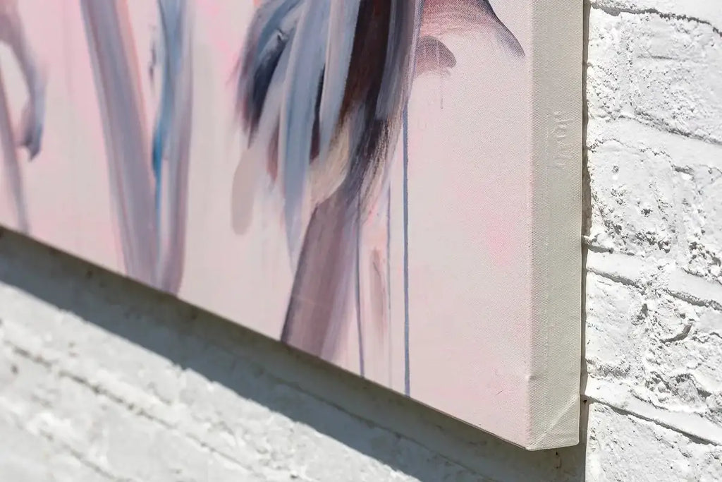 Regina - Diptych - Original by artist Beatriz Elorza - Wyecliffe Galleries