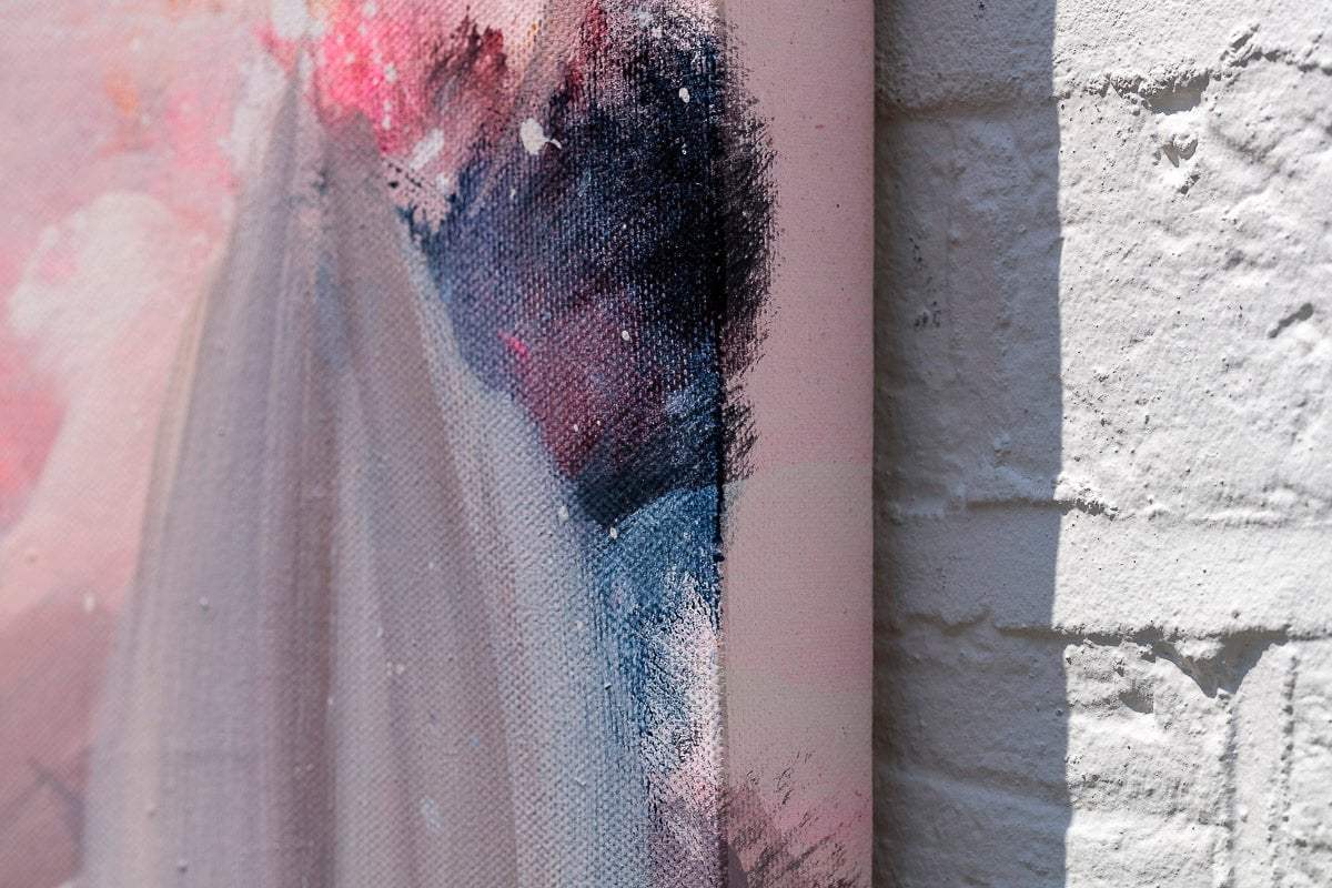 Regina - Diptych - Original by artist Beatriz Elorza - Wyecliffe Galleries