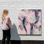 Regina - Diptych - Original by artist Beatriz Elorza - Wyecliffe Galleries