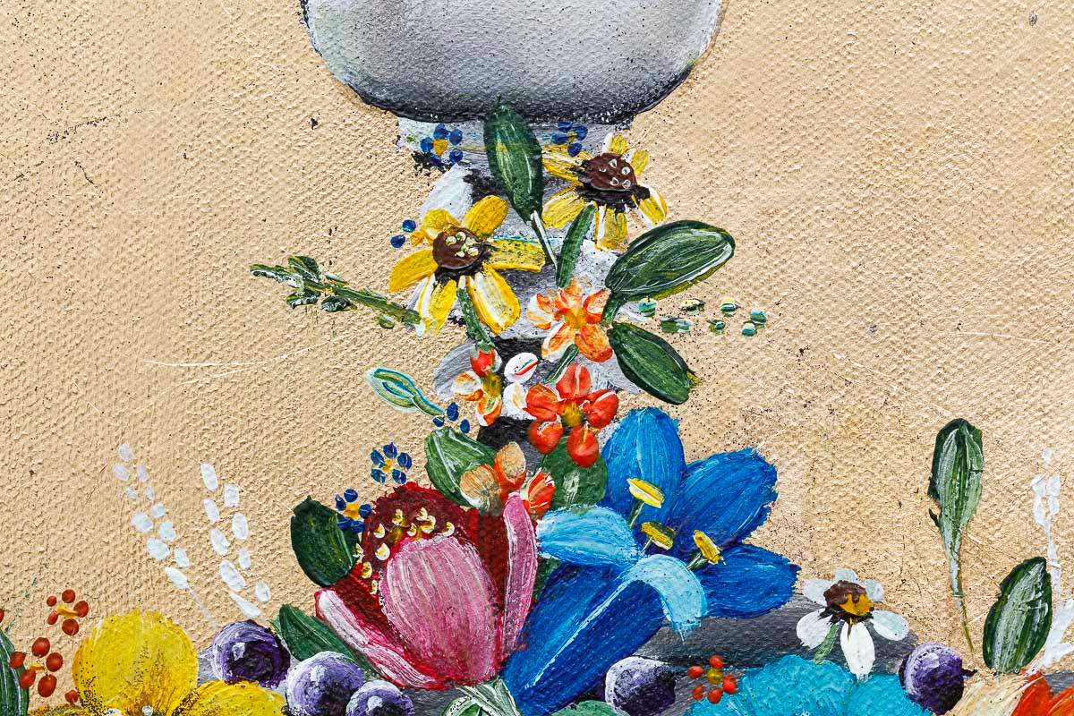 A Blossoming Life - Original - SOLD by artist Becky Smith - Wyecliffe Galleries