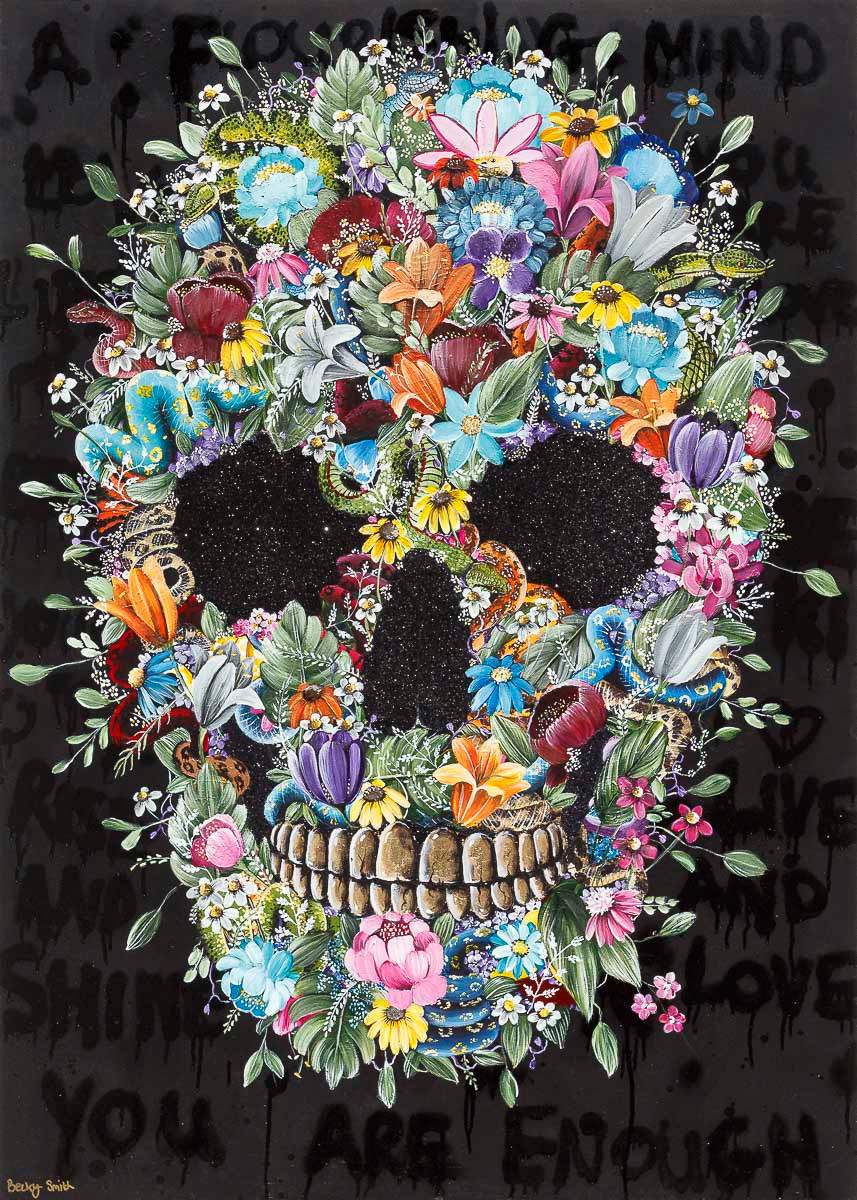 A Flourishing Mind - Original - SOLD by artist Becky Smith - Wyecliffe Galleries