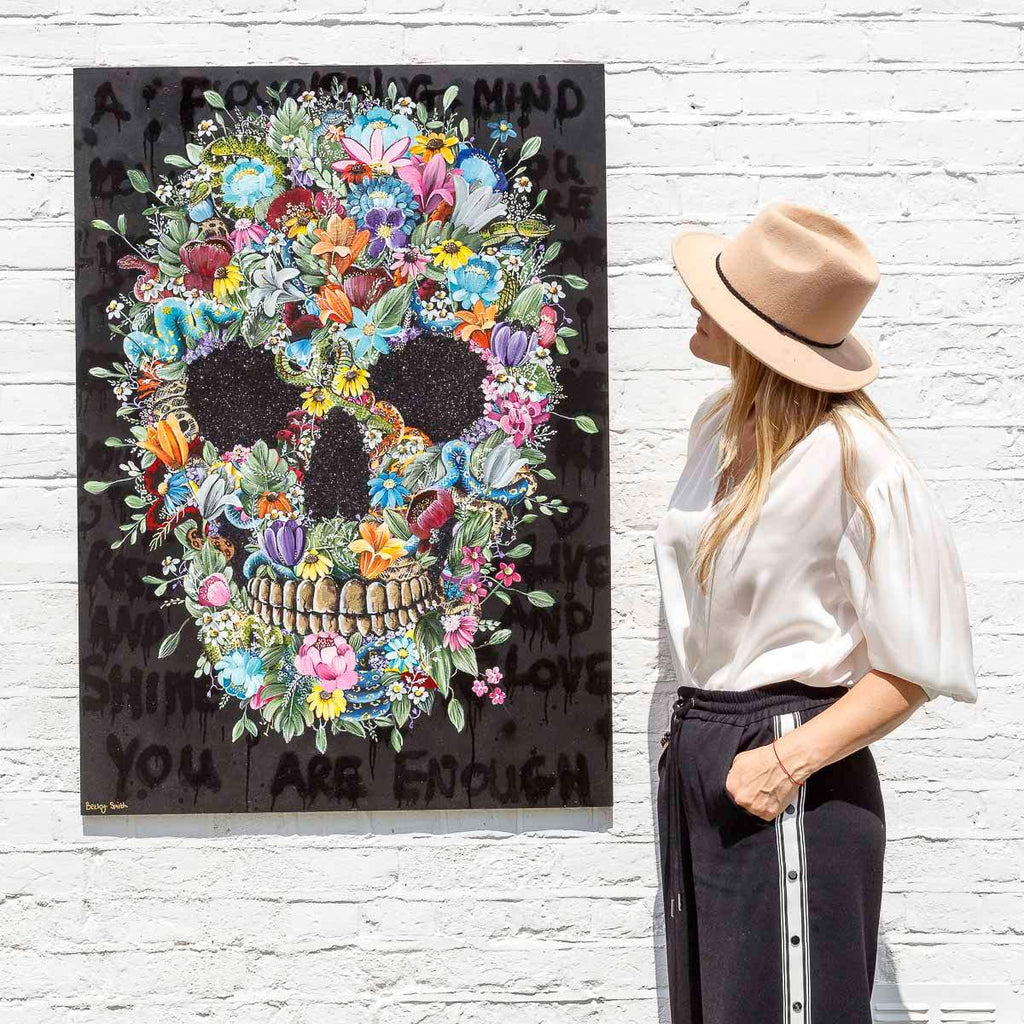 A Flourishing Mind - Original - SOLD by artist Becky Smith - Wyecliffe Galleries