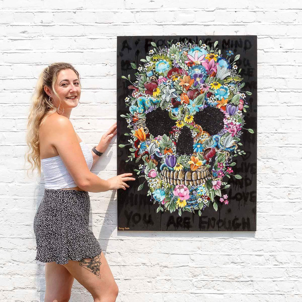 A Flourishing Mind - Original - SOLD by artist Becky Smith - Wyecliffe Galleries