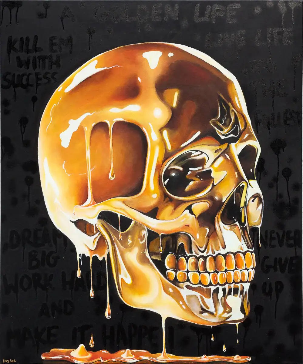 A Golden Life - Original - SOLD by artist Becky Smith - Wyecliffe Galleries