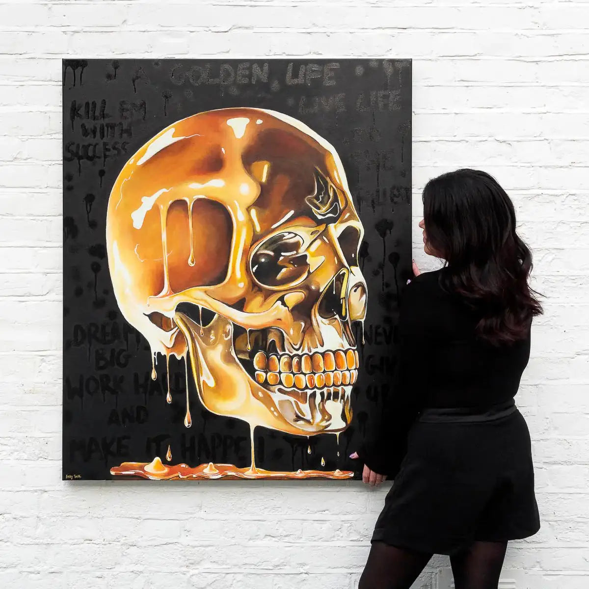 A Golden Life - Original - SOLD by artist Becky Smith - Wyecliffe Galleries