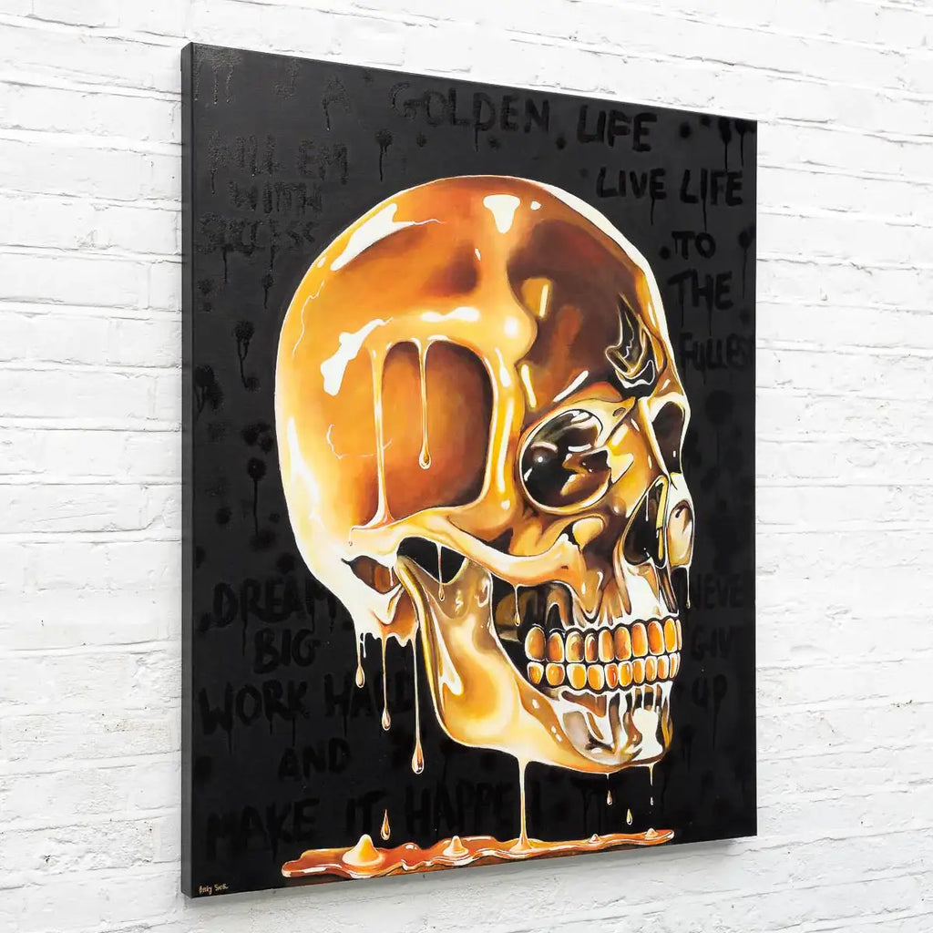 A Golden Life - Original - SOLD by artist Becky Smith - Wyecliffe Galleries