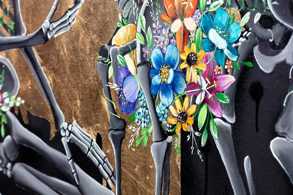 A Golden Love - Original - SOLD by artist Becky Smith - Wyecliffe Galleries