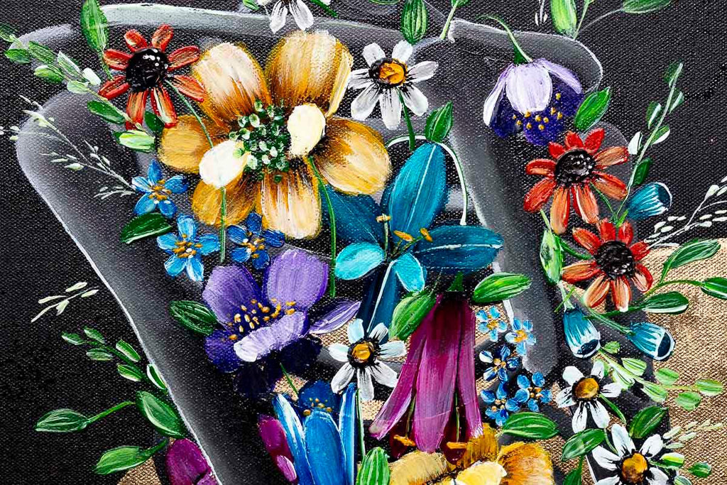 A Golden Love - Original - SOLD by artist Becky Smith - Wyecliffe Galleries