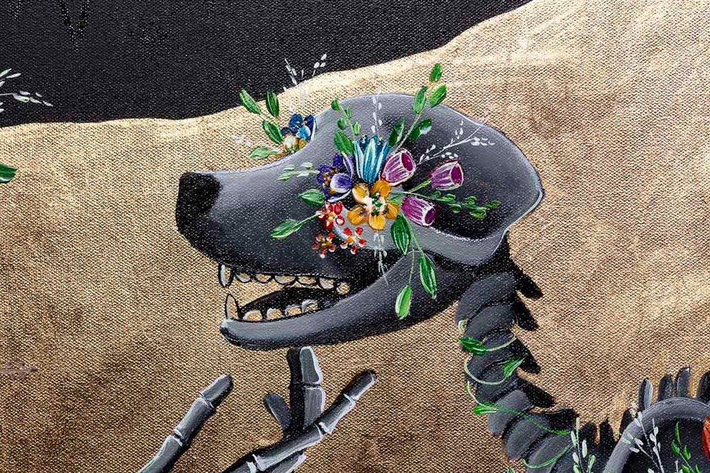 A Golden Love - Original - SOLD by artist Becky Smith - Wyecliffe Galleries