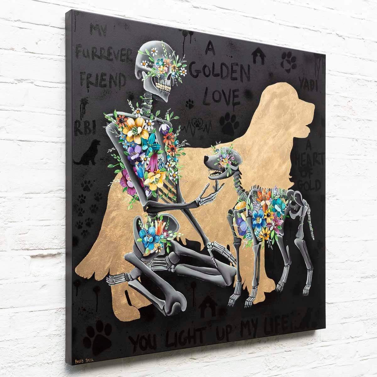 A Golden Love - Original - SOLD by artist Becky Smith - Wyecliffe Galleries