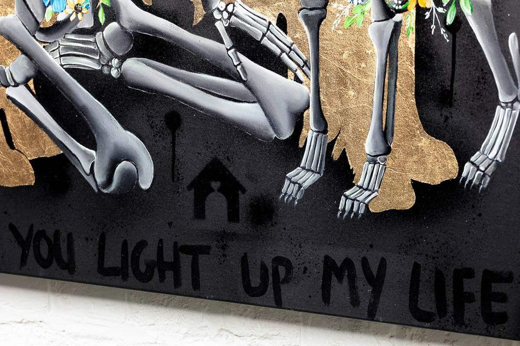 A Golden Love - Original - SOLD by artist Becky Smith - Wyecliffe Galleries