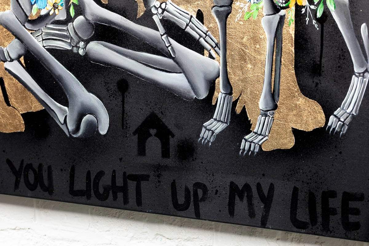 A Golden Love - Original - SOLD by artist Becky Smith - Wyecliffe Galleries